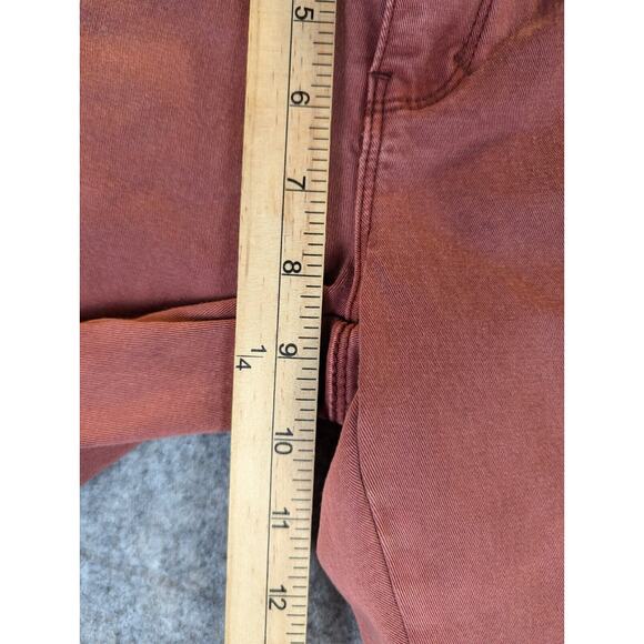 White House Black Market Jeans 8 Women's Red Skinny Skimmer Stretch Cotton - Picture 6 of 14